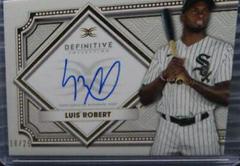 Luis Robert Baseball Cards 2022 Topps Definitive Autograph Collection Prices