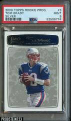 Tom Brady [Silver] Football Cards 2008 Topps Rookie Progression Prices