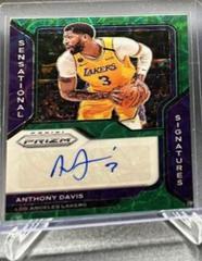 Anthony Davis [Choice Green Prizm] Basketball Cards 2020 Panini Prizm Sensational Signatures Prices
