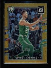 Gordon Hayward [Gold] Basketball Cards 2017 Panini Donruss Optic Prices