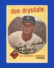 Don Drysdale Baseball Cards 1959 Topps Prices