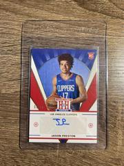 Jason Preston [Gold] #HHR-JAS Basketball Cards 2021 Panini Chronicles Hometown Heroes Rookie Autographs Prices