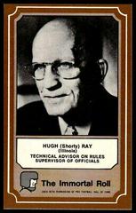 Hugh Ray #71 Football Cards 1975 Fleer Hall of Fame Prices