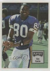 Cris Carter Football Cards 1993 Playoff Contenders Prices