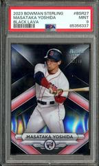 Masataka Yoshida [Black Lava] #BSR-27 Baseball Cards 2023 Bowman Sterling Prices