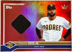 Fernando Tatis Jr. [Relic Red Rainbow] #14 Baseball Cards 2022 Topps X Bobby Witt Jr. Crown Prices