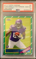 Cordarrelle Patterson Football Cards 2013 Topps Chrome 1986 Insert Prices