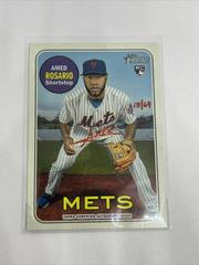 Amed Rosario [Red Ink] Baseball Cards 2018 Topps Heritage Real One Autographs Prices