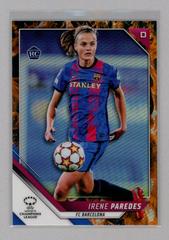 Irene Paredes [Inferno Refractor] #68 Soccer Cards 2021 Topps Chrome UEFA Women’s Champions League Prices