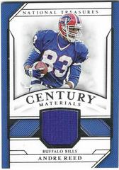 Andre Reed Football Cards 2018 National Treasures Century Materials Prices
