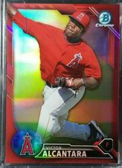Victor Alcantara [Red Refractor] Baseball Cards 2016 Bowman Chrome Prospect Prices