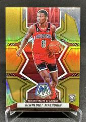 Bennedict Mathurin [Gold] Basketball Cards 2022 Panini Chronicles Draft Picks Mosaic Prices