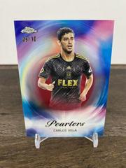Carlos Vela [Red] Soccer Cards 2023 Topps MLS Pearlers Prices