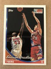 Shawn Bradley #308 Basketball Cards 1993 Topps Prices