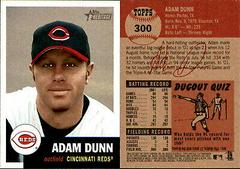 Adam Dunn #300 Baseball Cards 2002 Topps Heritage Prices