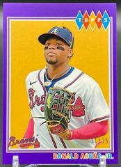 Ronald Acuna Jr. [Purple] Baseball Cards 2022 Topps Brooklyn Collection Prices