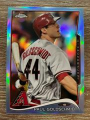 Paul Goldschmidt [Batting Blue Refractor] #125 Baseball Cards 2014 Topps Chrome Prices
