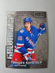 Braden Schneider #G-23 Hockey Cards 2022 O-Pee-Chee Platinum Galvanized Prices
