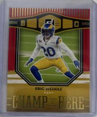 Eric Weddle [Red] #CH-11 Football Cards 2022 Panini Donruss Champ is Here Prices