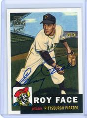 Roy Face #36 Baseball Cards 2001 Topps Archives Autographs Prices
