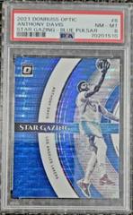 Anthony Davis [Blue Pulsar] Basketball Cards 2021 Panini Donruss Optic Star Gazing Prices