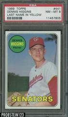 Dennis Higgins [Last Name in Yellow] #441 Baseball Cards 1969 Topps Prices