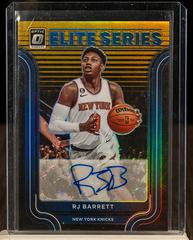 RJ Barrett [Gold] #ESS-RJB Basketball Cards 2022 Panini Donruss Optic The Elite Series Signatures Prices