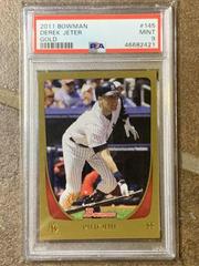 Derek Jeter [Gold] #145 Baseball Cards 2011 Bowman Prices