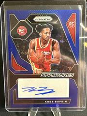 Kobe Bufkin [Blue Prizm] #12 Basketball Cards 2023 Panini Prizm Rookie Signature Prices