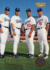 Dodger ROY's (Mike Piazza / Raul Mondesi / Eric Karros / Hideo Nomo) #132 Baseball Cards 1996 Pinnacle Prices