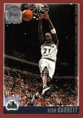 Kevin Garnett Basketball Cards 2000 Topps Tip-Off Prices