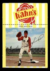 Fred Whitfield Baseball Cards 1966 Kahn's Wieners Prices
