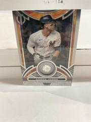 Aaron Judge [Green] Baseball Cards 2023 Topps Tribute Stamp of Approval Relics Prices