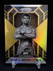 Rich Franklin [Gold] Ufc Cards 2023 Panini Prizm UFC Hall Monitors Prices