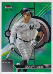 Aaron Judge [Green] Baseball Cards 2023 Topps Finest Prices