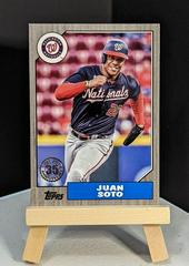 Juan Soto [Black] #87TB-10 Baseball Cards 2022 Topps 1987 Series 2 Prices