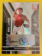 Homer Bailey [Autograph] #287 Baseball Cards 2004 Donruss Elite Prices