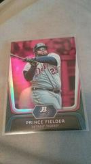 Prince Fielder #20 Baseball Cards 2012 Bowman Platinum Prices