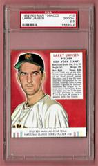 Larry Jansen #10 Baseball Cards 1952 Red Man Tobacco Prices
