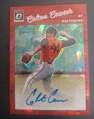 Colton Cowser [Cracked Ice Red] #1990-CC Baseball Cards 2023 Panini Donruss Optic Retro 1990 Signatures Prices