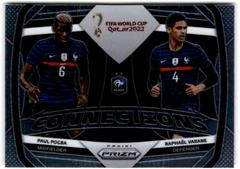 Paul Pogba, Raphael Varane Soccer Cards 2022 Panini Prizm World Cup Connections Prices