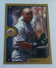 Roger Cedeno #402 Baseball Cards 2002 Upper Deck Victory Prices