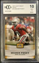 Devier Posey [Gold Border] Football Cards 2012 Leaf Draft Prices