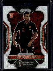 Jurrien Timber [White Sparkle] Soccer Cards 2022 Panini Prizm World Cup Prices