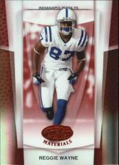 Reggie Wayne [Mirror Red] Football Cards 2007 Leaf Certified Materials Prices
