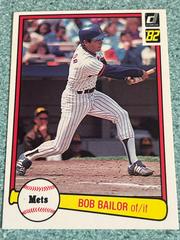 Robert Bailor #308 Baseball Cards 1982 Donruss Prices