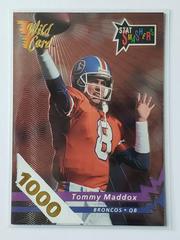 Tommy Maddox [1000 Stripe] Football Cards 1992 Wild Card Prices
