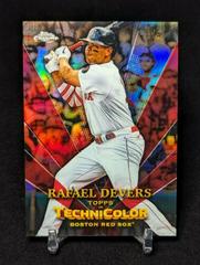 Rafael Devers [Red] Baseball Cards 2023 Topps Chrome in Technicolor Prices
