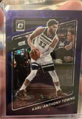 Karl Anthony Towns [Fast Break Purple] #87 Basketball Cards 2021 Panini Donruss Optic Prices