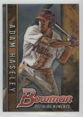 Adam Haseley Baseball Cards 2017 Bowman Draft Defining Moments Prices